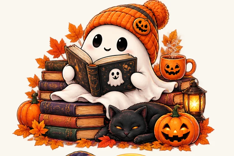 Halloween ghost illustration