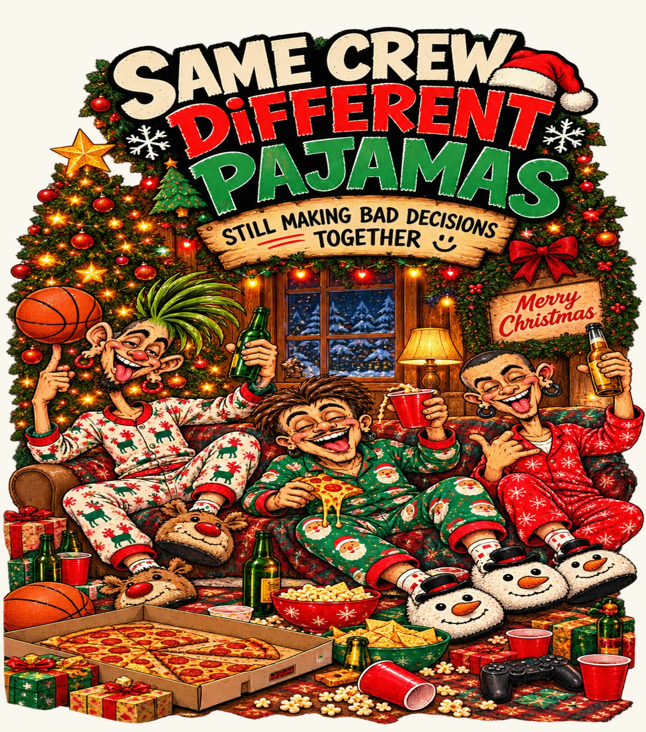 Same Crew Different Pajamas artwork
